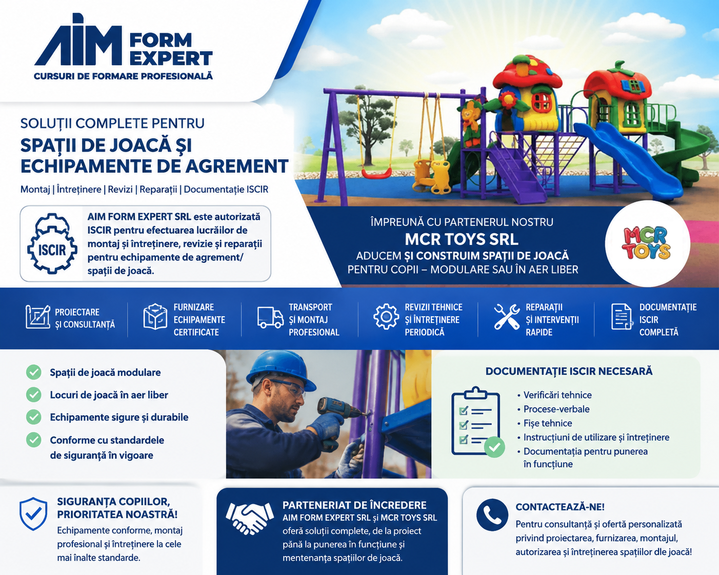 ervicii ISCIR pentru Spații de Joacă și Echipamente de Agrement